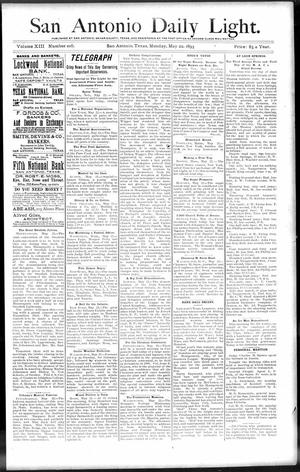 San Antonio Daily Light. (San Antonio, Tex.), Vol. 13, No. 105, Ed. 1 Monday, May 22, 1893