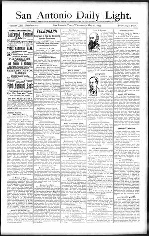San Antonio Daily Light. (San Antonio, Tex.), Vol. 13, No. 107, Ed. 1 Wednesday, May 24, 1893