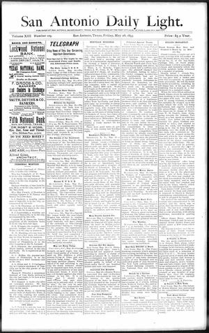 San Antonio Daily Light. (San Antonio, Tex.), Vol. 13, No. 109, Ed. 1 Friday, May 26, 1893