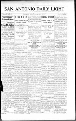 San Antonio Daily Light (San Antonio, Tex.), Vol. 17, No. 93, Ed. 1 Wednesday, April 21, 1897
