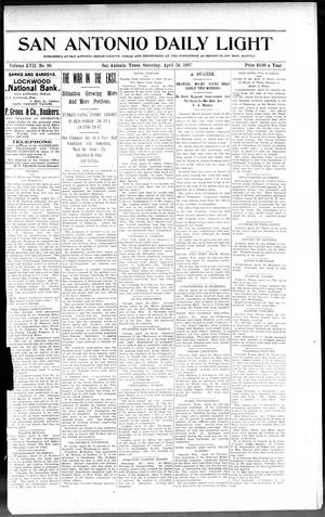 San Antonio Daily Light (San Antonio, Tex.), Vol. 17, No. 96, Ed. 1 Saturday, April 24, 1897