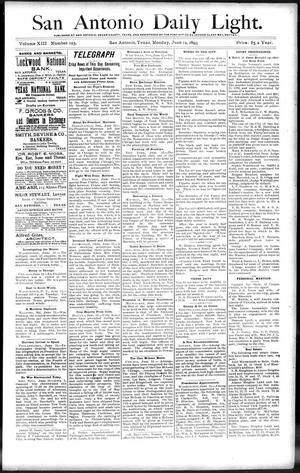 San Antonio Daily Light. (San Antonio, Tex.), Vol. 13, No. 123, Ed. 1 Monday, June 12, 1893