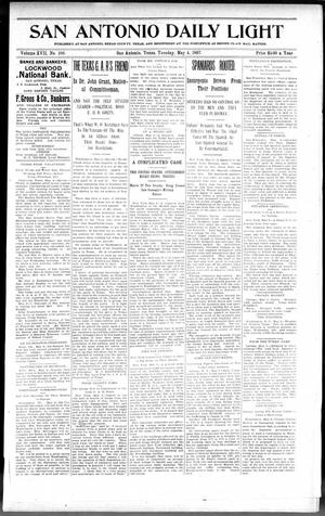 San Antonio Daily Light (San Antonio, Tex.), Vol. 17, No. 106, Ed. 1 Tuesday, May 4, 1897