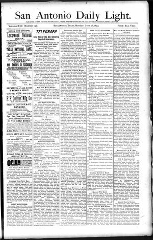 San Antonio Daily Light. (San Antonio, Tex.), Vol. 13, No. 135, Ed. 1 Monday, June 26, 1893