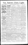 Newspaper: San Antonio Daily Light. (San Antonio, Tex.), Vol. 13, No. 143, Ed. 1…