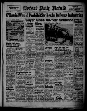 Primary view of object titled 'Borger Daily Herald (Borger, Tex.), Vol. 15, No. 95, Ed. 1 Thursday, March 13, 1941'.