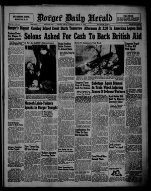 Borger Daily Herald (Borger, Tex.), Vol. 15, No. 99, Ed. 1 Tuesday, March 18, 1941