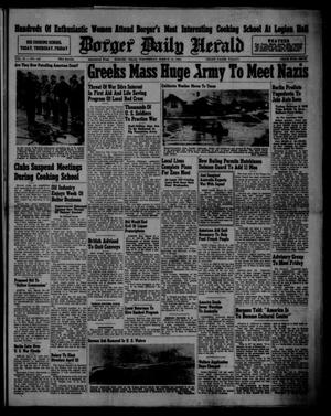 Borger Daily Herald (Borger, Tex.), Vol. 15, No. 100, Ed. 1 Wednesday, March 19, 1941