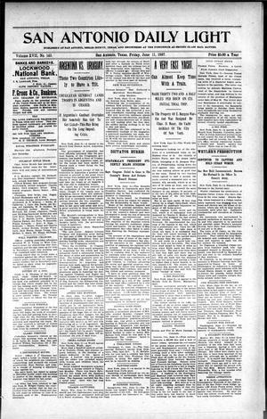 San Antonio Daily Light (San Antonio, Tex.), Vol. 17, No. 143, Ed. 1 Friday, June 11, 1897