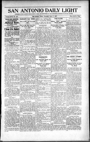 San Antonio Daily Light (San Antonio, Tex.), Vol. 17, No. 148, Ed. 1 Thursday, June 17, 1897