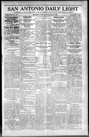 San Antonio Daily Light (San Antonio, Tex.), Vol. 17, No. 157, Ed. 1 Saturday, June 26, 1897