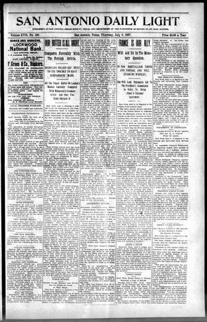 San Antonio Daily Light (San Antonio, Tex.), Vol. 17, No. 169, Ed. 1 Thursday, July 8, 1897