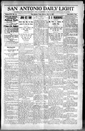 San Antonio Daily Light (San Antonio, Tex.), Vol. 17, No. 173, Ed. 1 Monday, July 12, 1897