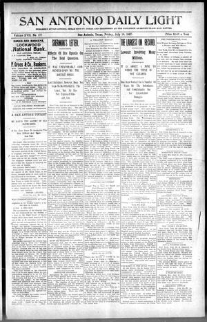 San Antonio Daily Light (San Antonio, Tex.), Vol. 17, No. 177, Ed. 1 Friday, July 16, 1897