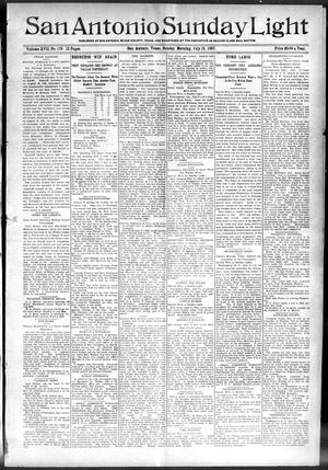 Primary view of object titled 'San Antonio Sunday Light (San Antonio, Tex.), Vol. 17, No. 179, Ed. 1 Sunday, July 18, 1897'.