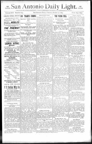 San Antonio Daily Light. (San Antonio, Tex.), Vol. 13, No. 243, Ed. 1 Tuesday, October 31, 1893