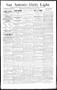 Newspaper: San Antonio Daily Light. (San Antonio, Tex.), Vol. 13, No. 249, Ed. 1…