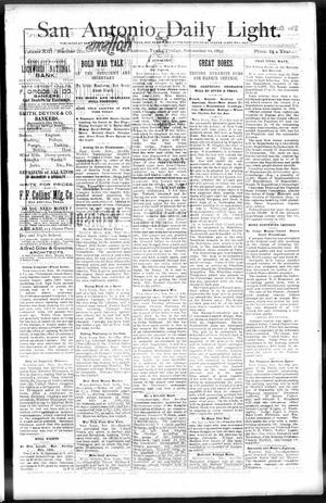 San Antonio Daily Light. (San Antonio, Tex.), Vol. 13, No. 251, Ed. 1 Friday, November 10, 1893