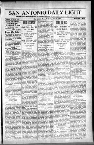 San Antonio Daily Light (San Antonio, Tex.), Vol. 17, No. 188, Ed. 1 Wednesday, July 28, 1897