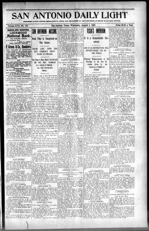 San Antonio Daily Light (San Antonio, Tex.), Vol. 17, No. 193, Ed. 1 Wednesday, August 4, 1897