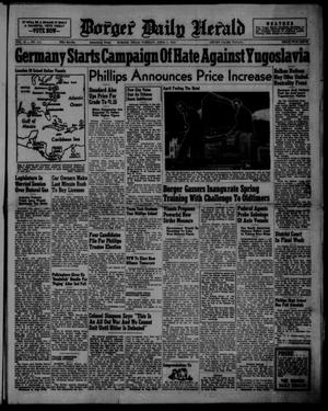 Borger Daily Herald (Borger, Tex.), Vol. 15, No. 111, Ed. 1 Tuesday, April 1, 1941