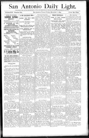 San Antonio Daily Light. (San Antonio, Tex.), Vol. 13, No. 269, Ed. 1 Friday, December 1, 1893