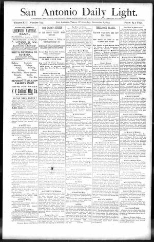 San Antonio Daily Light. (San Antonio, Tex.), Vol. 13, No. 273, Ed. 1 Wednesday, December 6, 1893