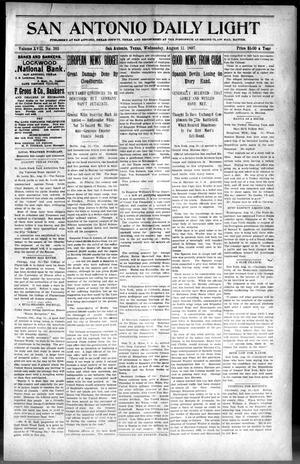 San Antonio Daily Light (San Antonio, Tex.), Vol. 17, No. 203, Ed. 1 Wednesday, August 11, 1897
