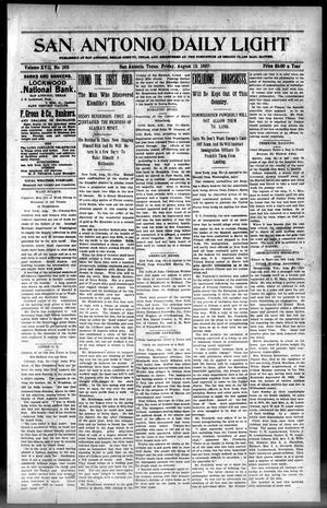 San Antonio Daily Light (San Antonio, Tex.), Vol. 17, No. 205, Ed. 1 Friday, August 13, 1897