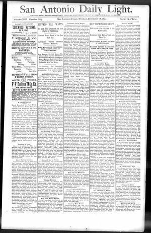San Antonio Daily Light. (San Antonio, Tex.), Vol. 13, No. 283, Ed. 1 Monday, December 18, 1893