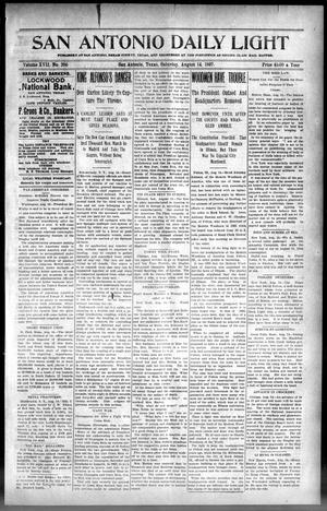 San Antonio Daily Light (San Antonio, Tex.), Vol. 17, No. 206, Ed. 1 Saturday, August 14, 1897