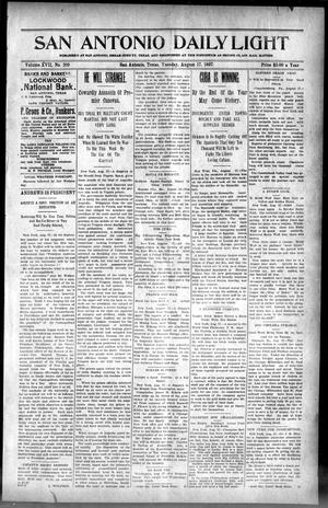 San Antonio Daily Light (San Antonio, Tex.), Vol. 17, No. 209, Ed. 1 Tuesday, August 17, 1897