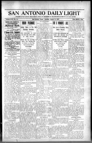San Antonio Daily Light (San Antonio, Tex.), Vol. 17, No. 211, Ed. 1 Thursday, August 19, 1897