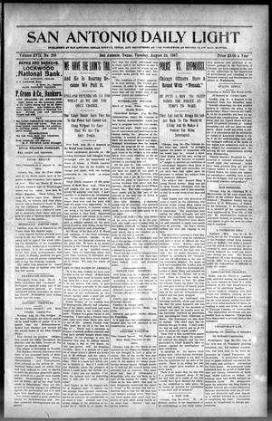 San Antonio Daily Light (San Antonio, Tex.), Vol. 17, No. 216, Ed. 1 Tuesday, August 24, 1897
