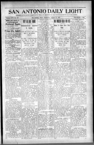 San Antonio Daily Light (San Antonio, Tex.), Vol. 17, No. 217, Ed. 1 Wednesday, August 25, 1897