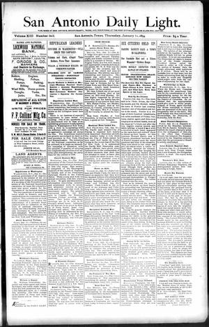 San Antonio Daily Light. (San Antonio, Tex.), Vol. 13, No. 302, Ed. 1 Thursday, January 11, 1894