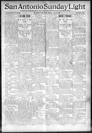 Primary view of object titled 'San Antonio Sunday Light (San Antonio, Tex.), Vol. 17, No. 221, Ed. 1 Sunday, August 29, 1897'.