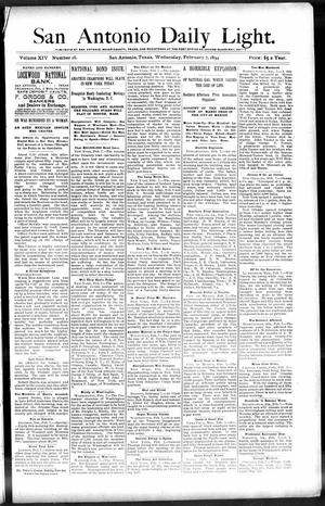San Antonio Daily Light. (San Antonio, Tex.), Vol. 14, No. 16, Ed. 1 Wednesday, February 7, 1894