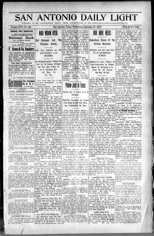 San Antonio Daily Light (San Antonio, Tex.), Vol. 17, No. 245, Ed. 1 Wednesday, September 22, 1897