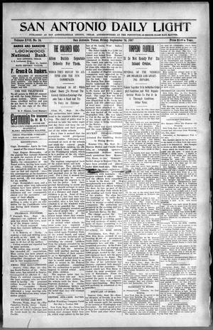 San Antonio Daily Light (San Antonio, Tex.), Vol. 17, No. 247, Ed. 1 Friday, September 24, 1897