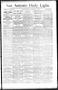 Newspaper: San Antonio Daily Light. (San Antonio, Tex.), Vol. 14, No. 45, Ed. 1 …