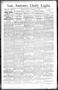 Newspaper: San Antonio Daily Light. (San Antonio, Tex.), Vol. 14, No. 46, Ed. 1 …