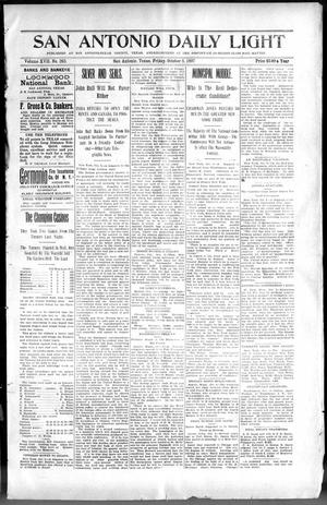 San Antonio Daily Light (San Antonio, Tex.), Vol. 17, No. 265, Ed. 1 Friday, October 8, 1897