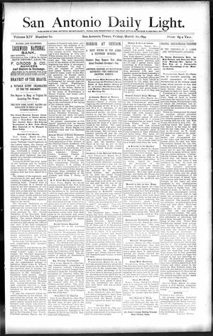 San Antonio Daily Light. (San Antonio, Tex.), Vol. 14, No. 60, Ed. 1 Friday, March 30, 1894