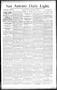 Newspaper: San Antonio Daily Light. (San Antonio, Tex.), Vol. 14, No. 60, Ed. 1 …