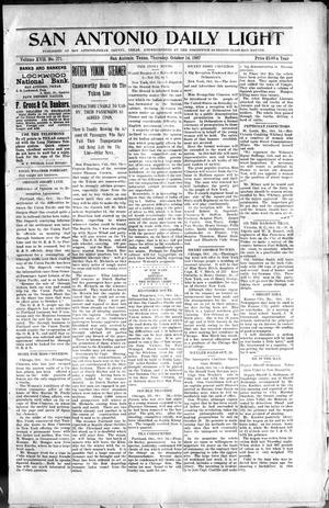San Antonio Daily Light (San Antonio, Tex.), Vol. 17, No. 271, Ed. 1 Thursday, October 14, 1897