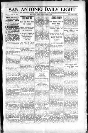 San Antonio Daily Light (San Antonio, Tex.), Vol. 17, No. 272, Ed. 1 Friday, October 15, 1897