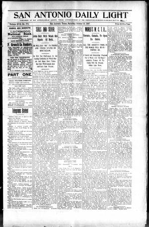 San Antonio Daily Light (San Antonio, Tex.), Vol. 17, No. 273, Ed. 1 Saturday, October 16, 1897