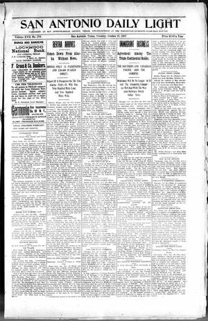 San Antonio Daily Light (San Antonio, Tex.), Vol. 17, No. 276, Ed. 1 Tuesday, October 19, 1897