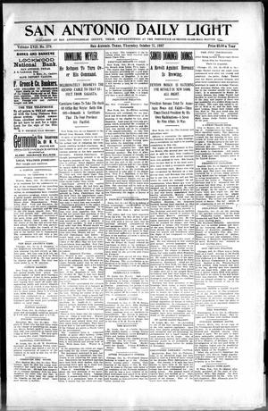 San Antonio Daily Light (San Antonio, Tex.), Vol. 17, No. 278, Ed. 1 Thursday, October 21, 1897